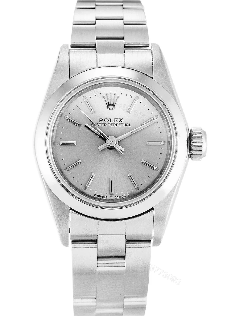 Replica Rolex Oyster Perpetual Lady Silver Dial 67180 26 mm — view 1