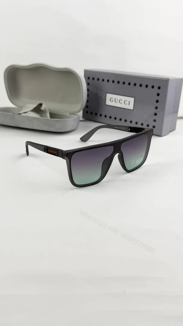View 2 of First Copy Gucci Grey Blue Shaded 566 Sunglasses