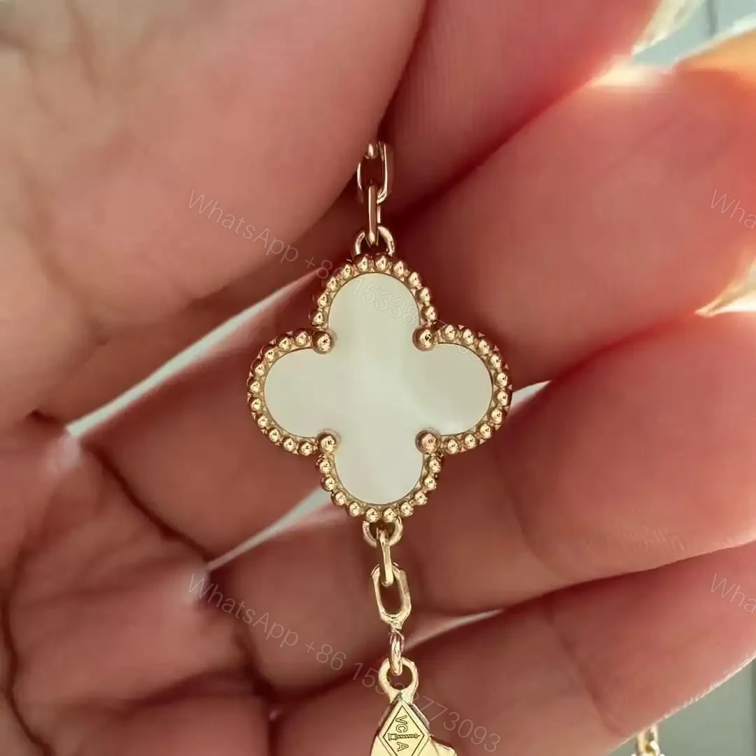 View 14 of 高仿首飾VanCleef&Arpels*RF41800貝母黃金手鏈