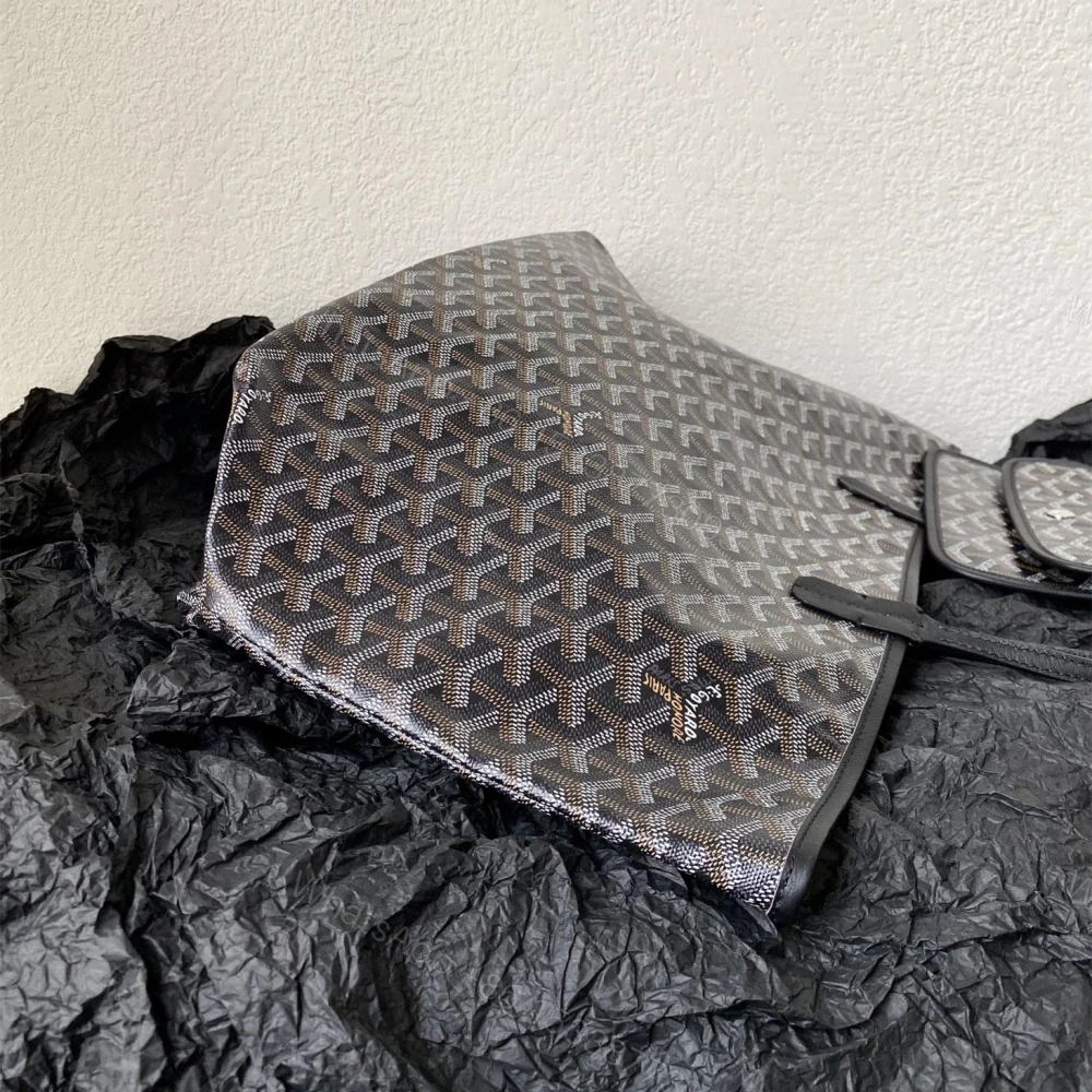 View 3 of 高仿Goyard*STLOUIH滿印Tote購物袋黑色中號免檢版