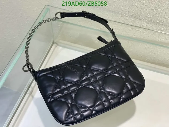 View 7 of Chanel Quilted Leather Bag Mirror YZ87423
