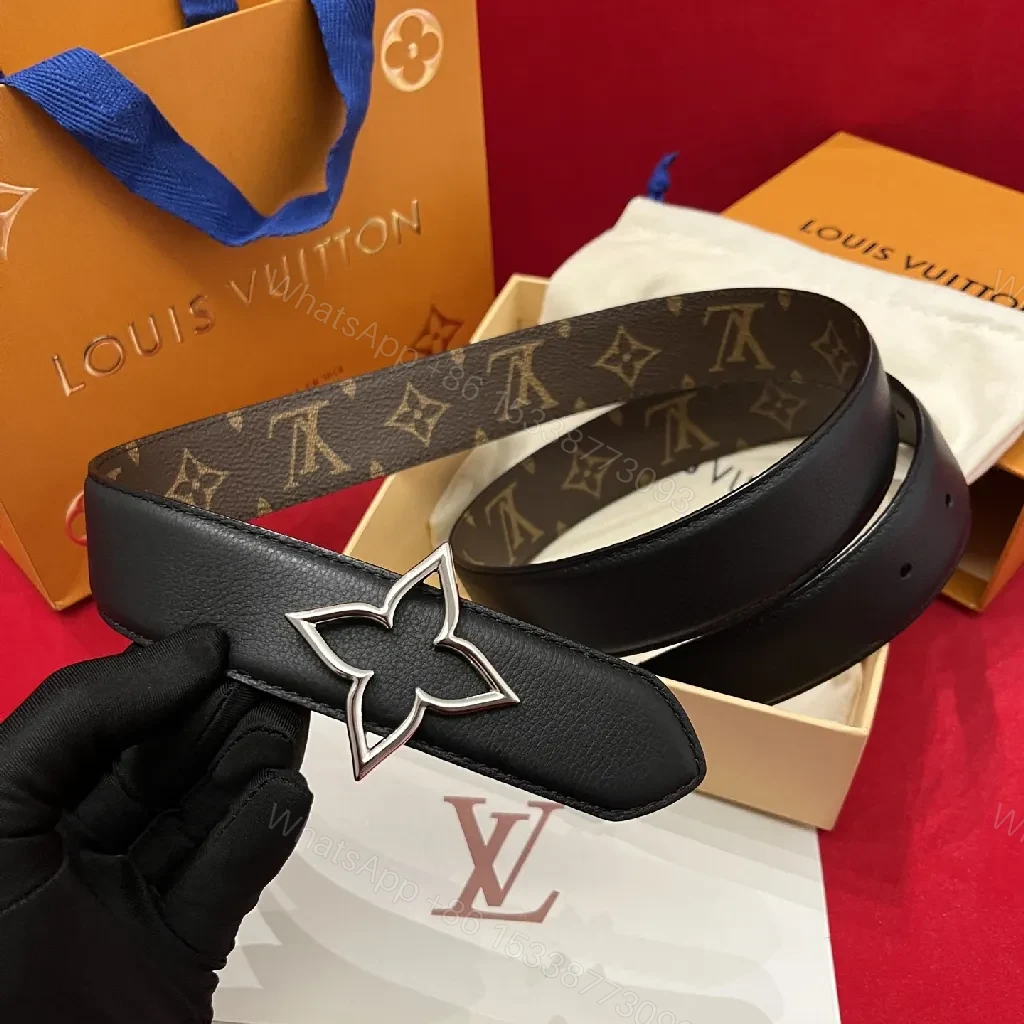 View 5 of Calfskin Monogram Belt — Luxe Everyday Style, Durable