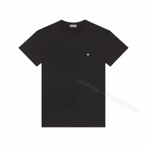 DIOR White Bee Embroidered Short Sleeve — view 1