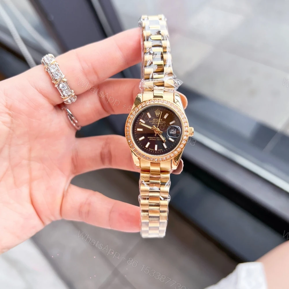 View 3 of Rolex Lady Datejust Black Dial Yellow Gold 28Mm