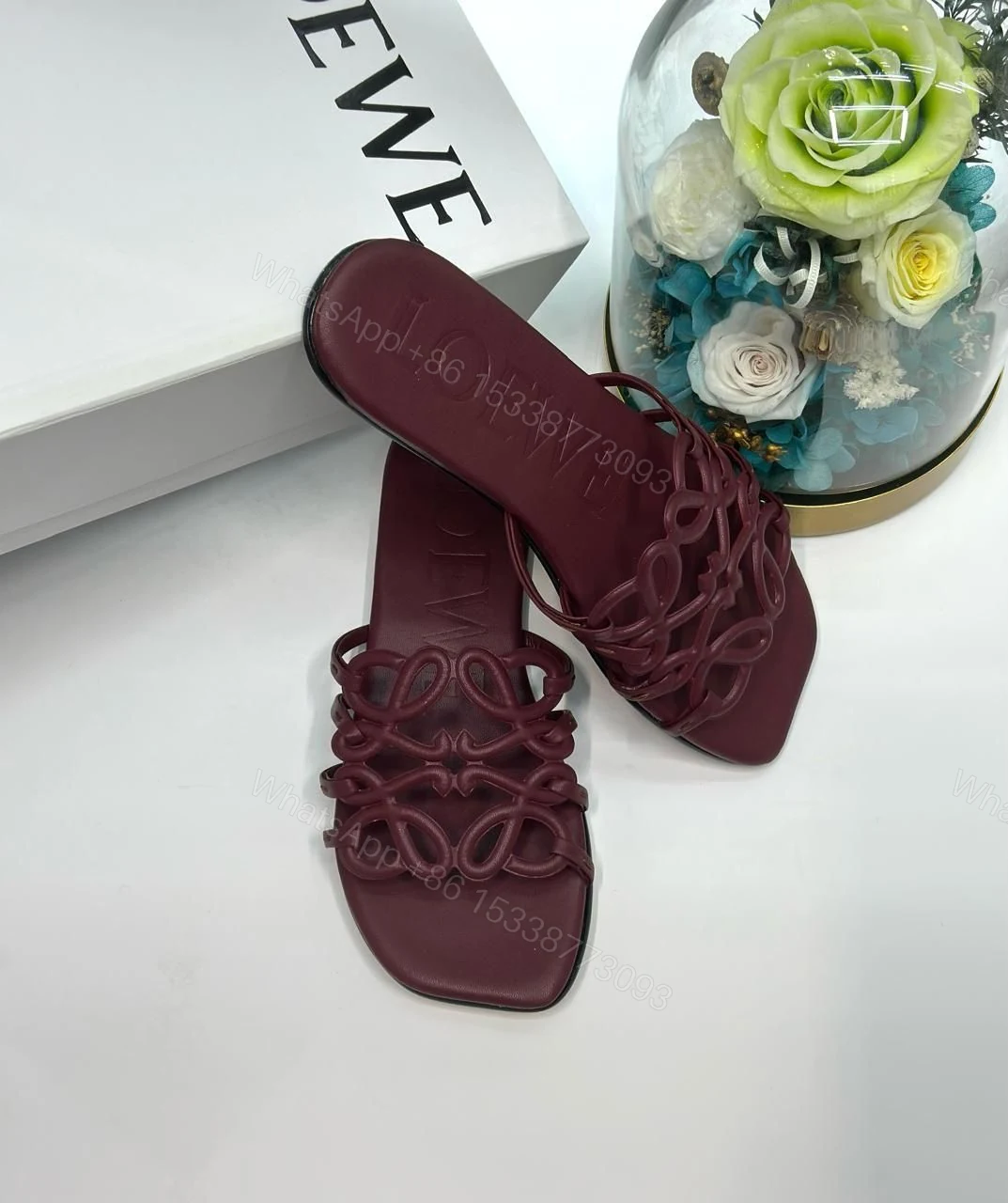 View 8 of FIRST COPY LOEWE PETAL ANAGRAM SLIDES