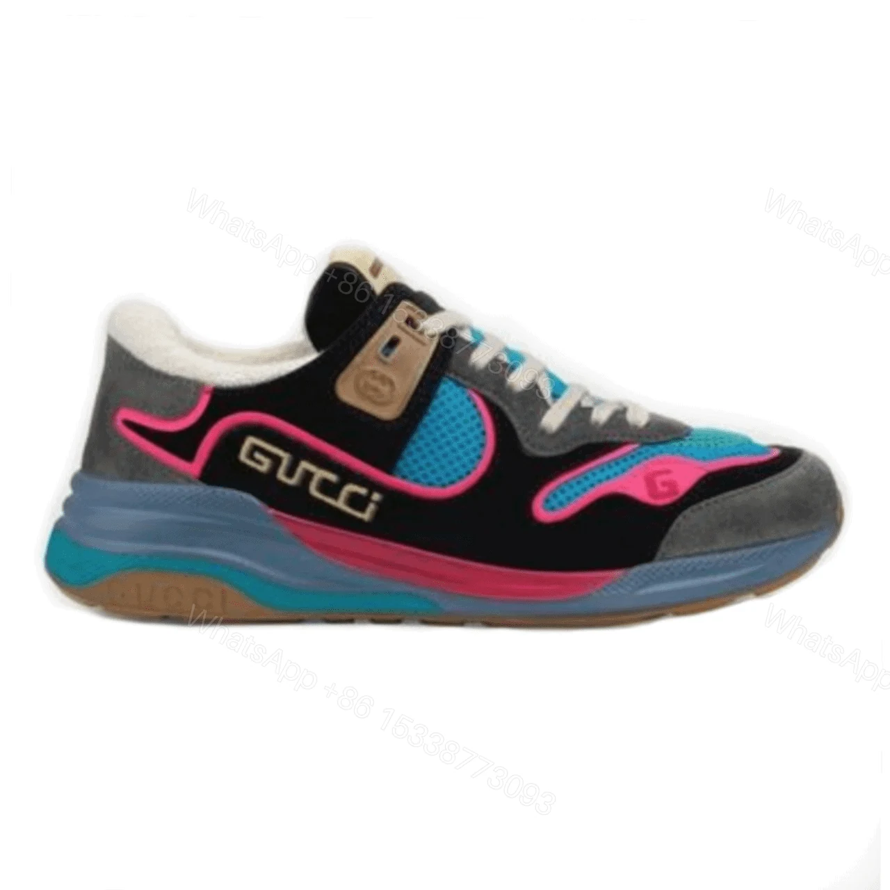 GUCCI ULTRAPACE LEATHER SNEAKERS – GC121 — view 1