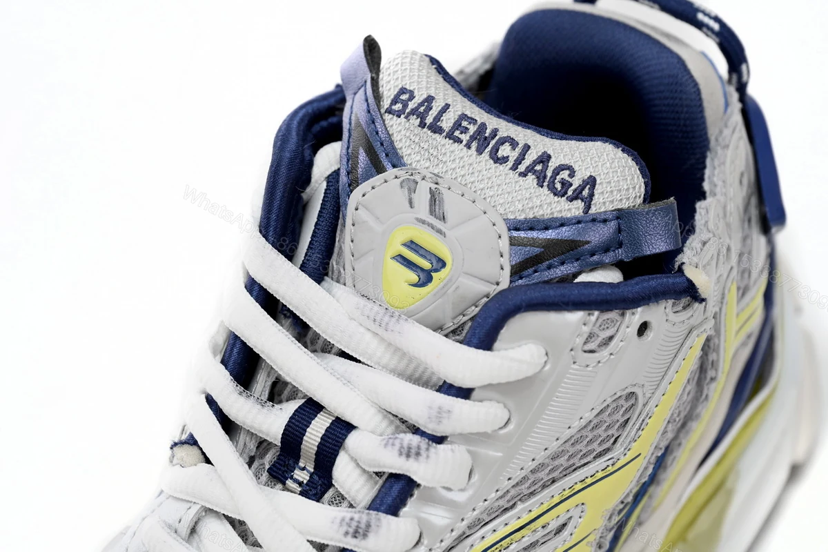 View 3 of Balenciaga Runner Bai Huang Lan 677402 W3RB5 9174