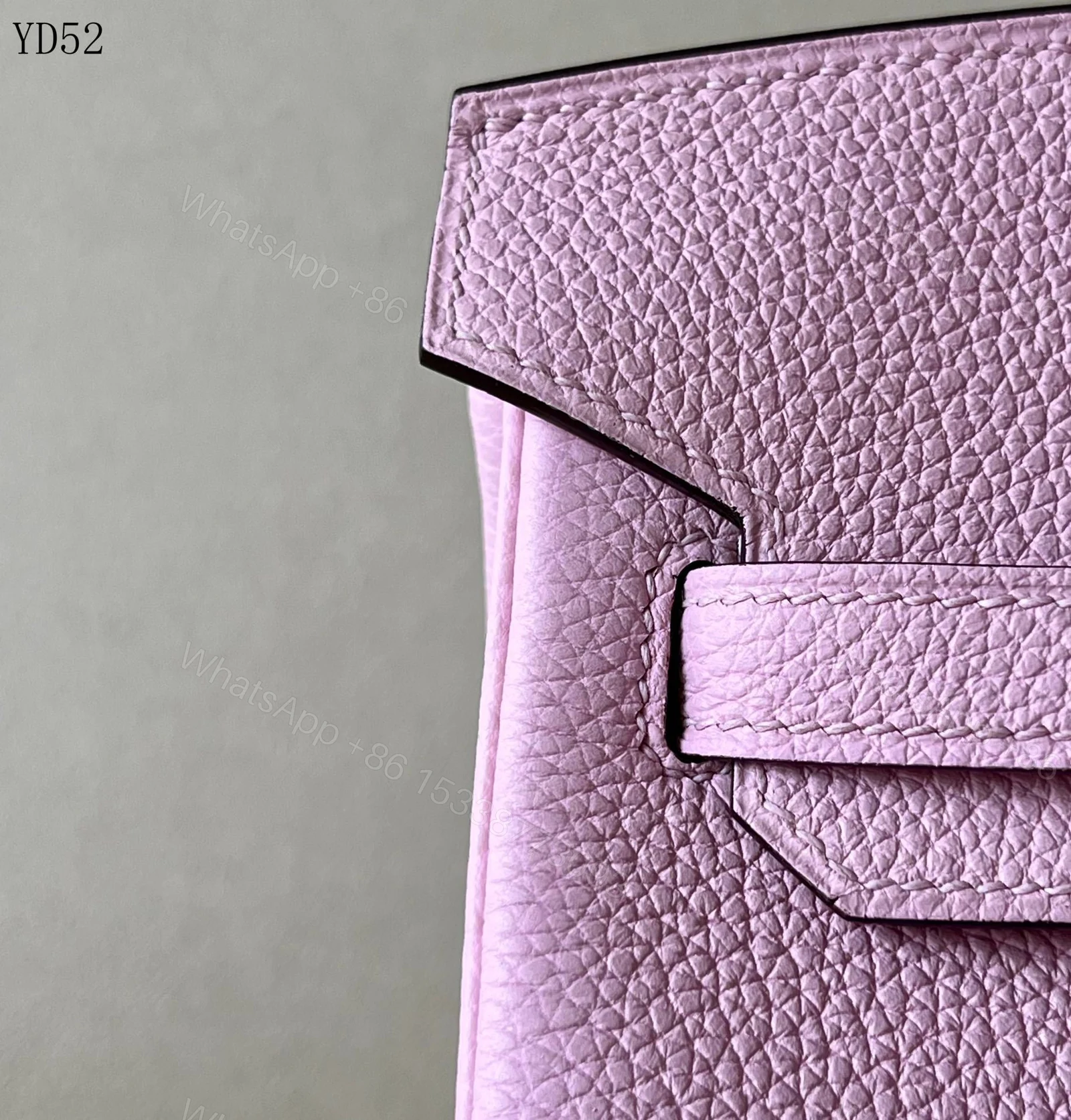 View 4 of H BIRKIN 25 TOGO PINK SILVER HARDWARE 25CM