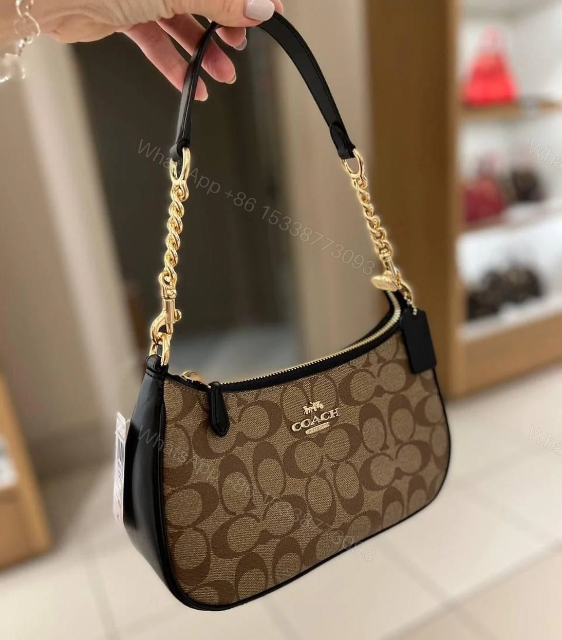 View 6 of FIRST COPY Coach Teri Shoulder Bag