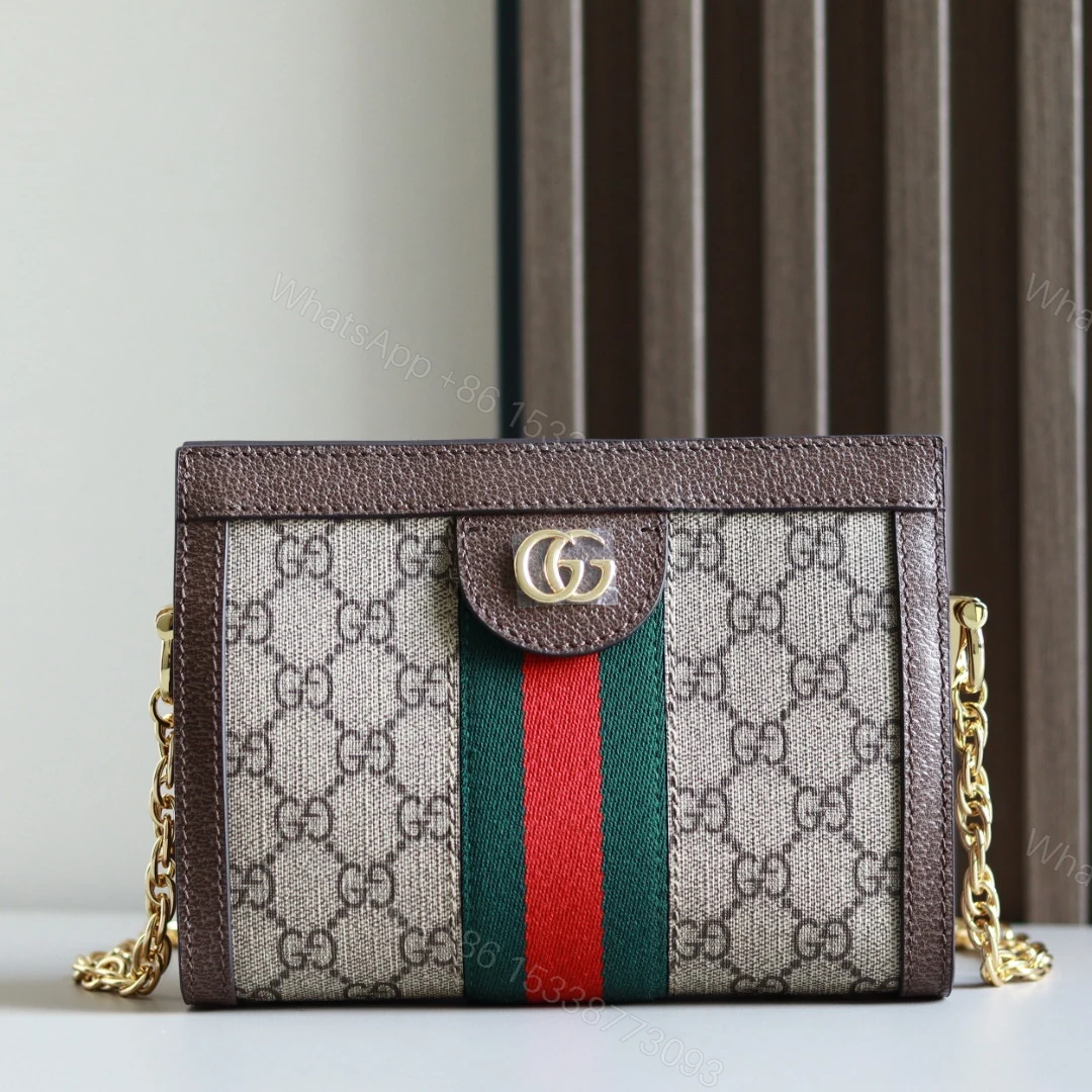 Gucci高仿Ophidia老花鏈條包 長夾造型輕巧典雅小包 — view 1
