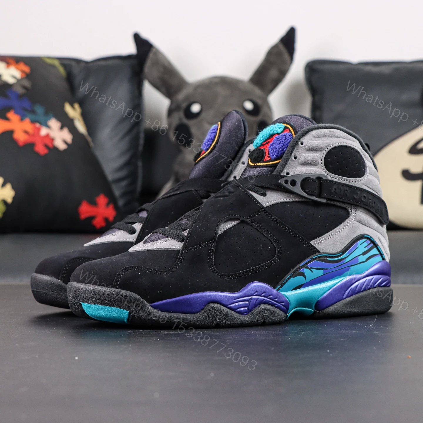 View 7 of Air Jordan 8 Retro “Aqua” 2025 Reps