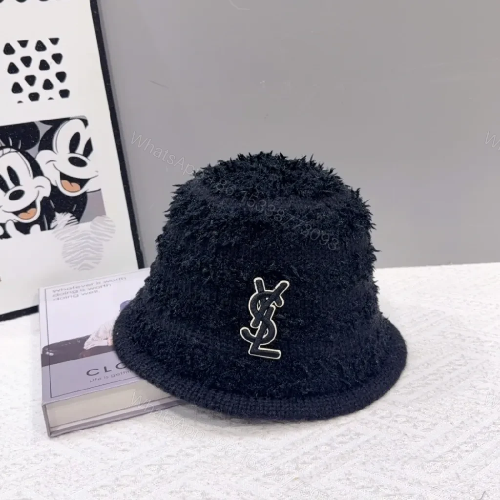View 3 of Chic Yarn-Textured Beanie with Luxury Logo Accent