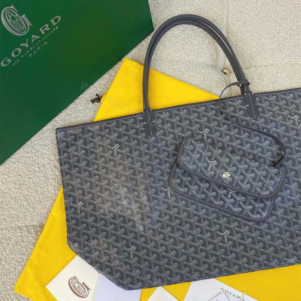 高仿Goyard*STLOUI4滿印Tote媽咪袋灰色大號免檢版 — view 1