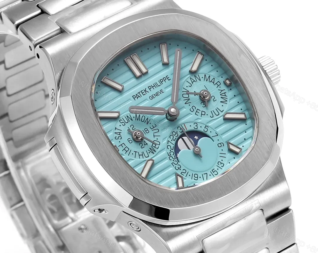 View 5 of Patek Philippe Nautilus Blue Perpetual Calendar