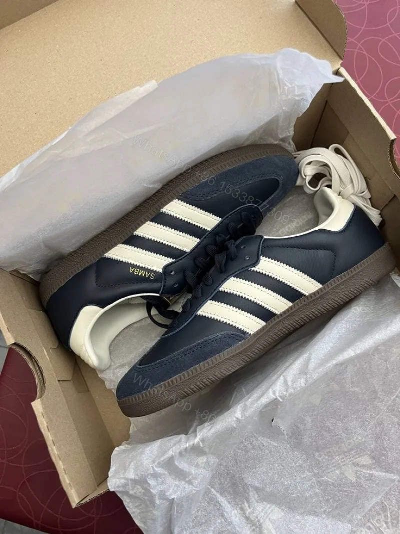 View 2 of First Copy Adidas Handball Spezial Navy White Casual Shoes For Men
