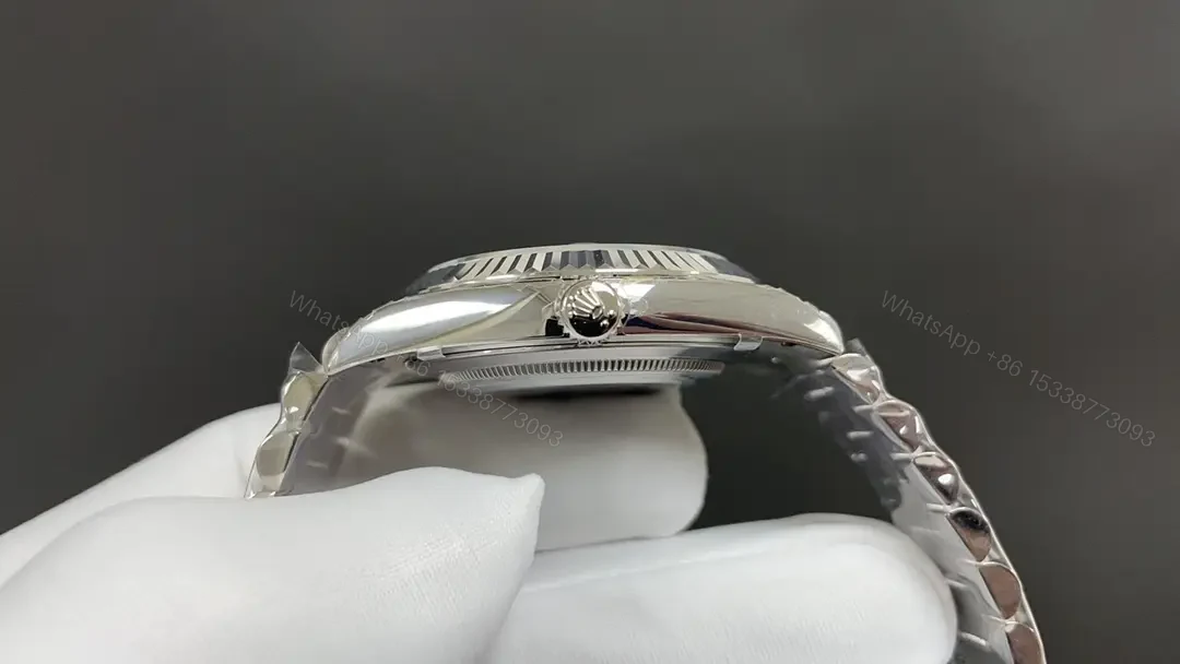 View 4 of Rolex Day-Date 40mm White Gold Blue Dial Weekly Calendar Automatic Watch RLX-DD-40-WG-BLU-3255-WEEKLY