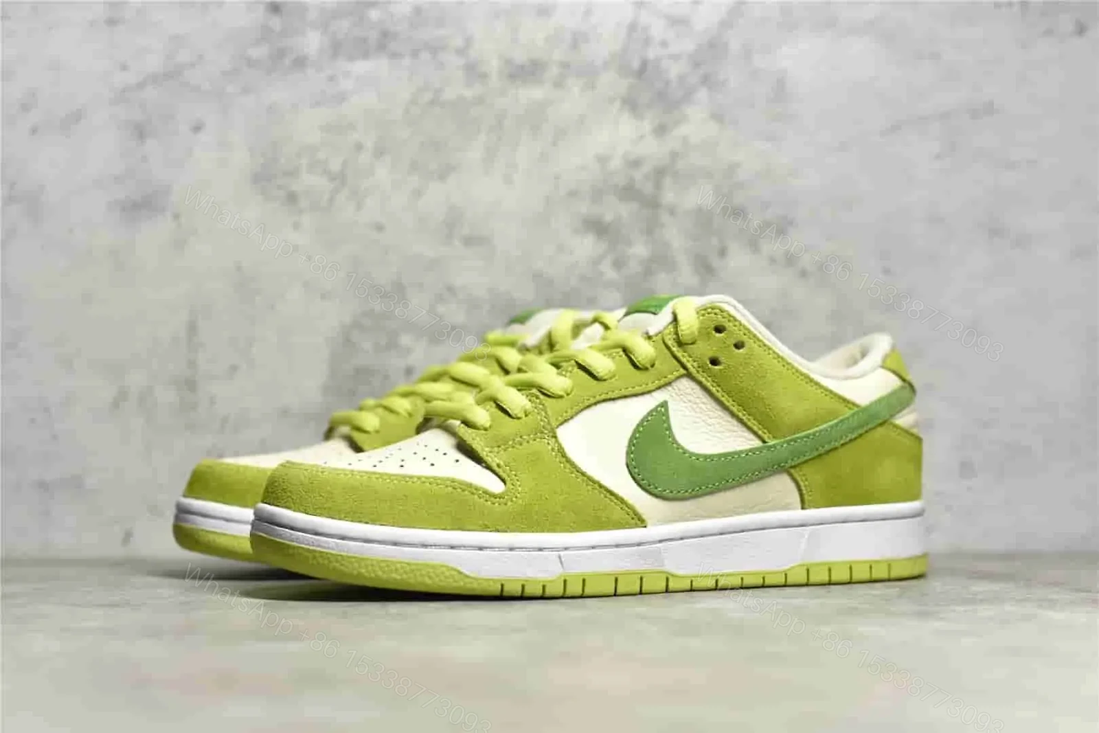 View 2 of UA Dunk SB Low Green Apple