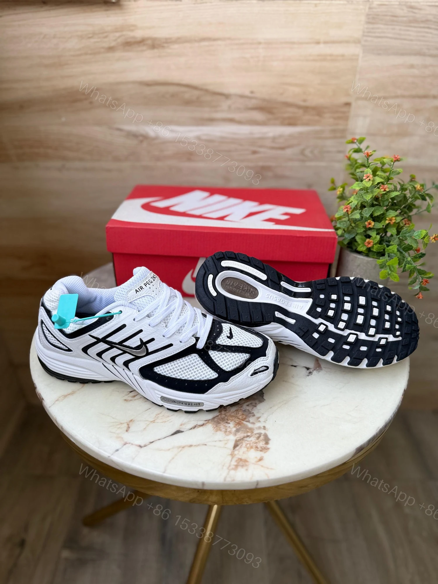 View 5 of FIRST COPY NIKE AIR PEGASUS 2K5 METALLIC SILVER FOR MEN