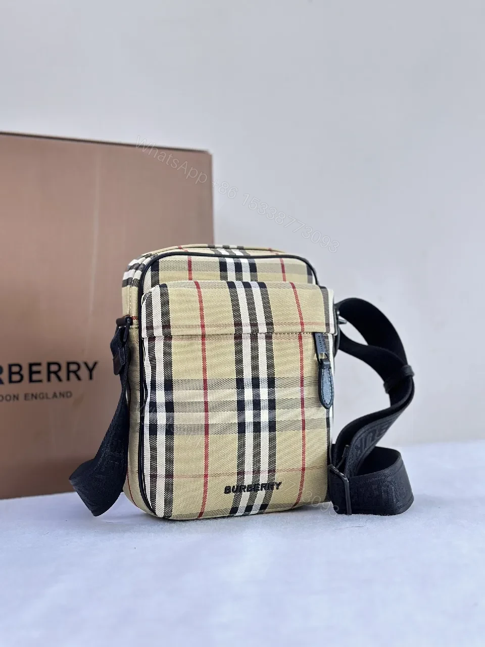 View 2 of Plaid Signature Crossbody: Compact, Everyday Luxe Bag