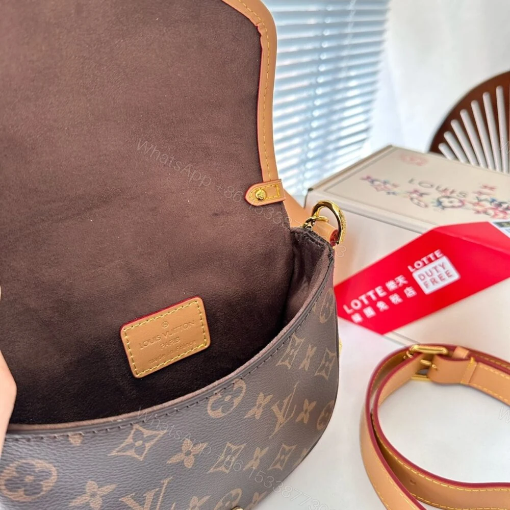 View 8 of Louis Vuitton Saumur BB Monogram Brown 20Cm M46740