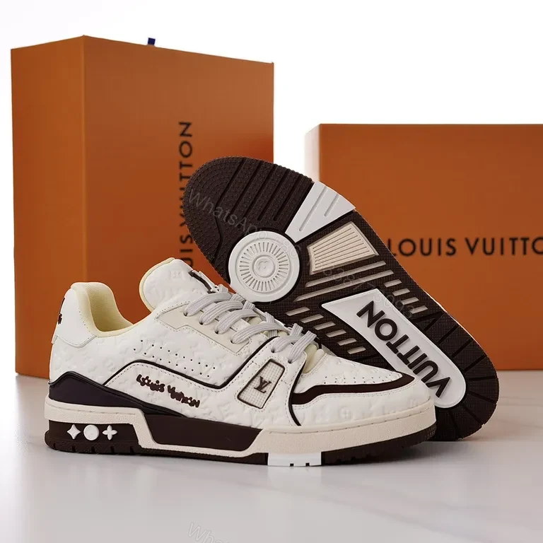 View 6 of Louis Vuitton Monogram Leather Sneaker â€“ Luxe Streetwear Comfort