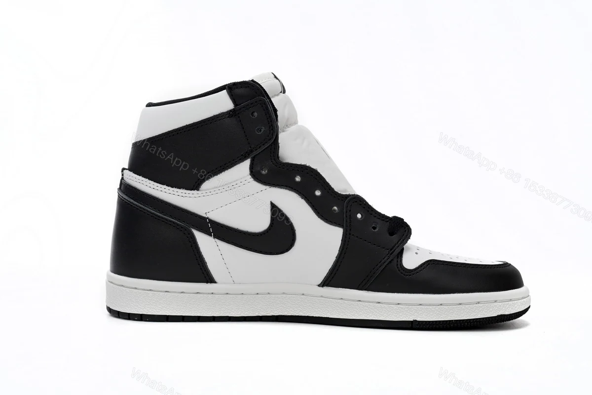View 2 of Air Jordan 1 ’85 Hi “Panda Black And White BQ4422-001