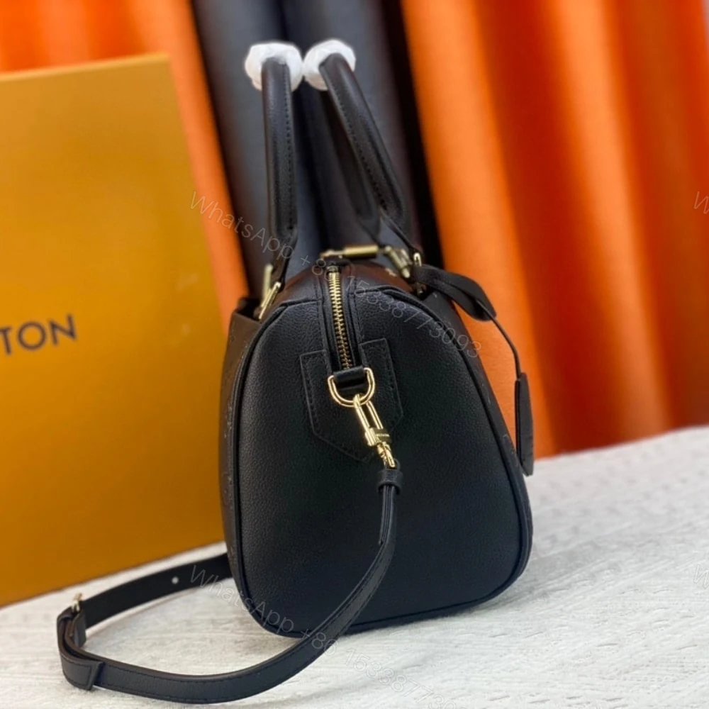 View 3 of Louis Vuitton Speedy Bandoulière 25 In Monogram Empreinte Black 25Cm