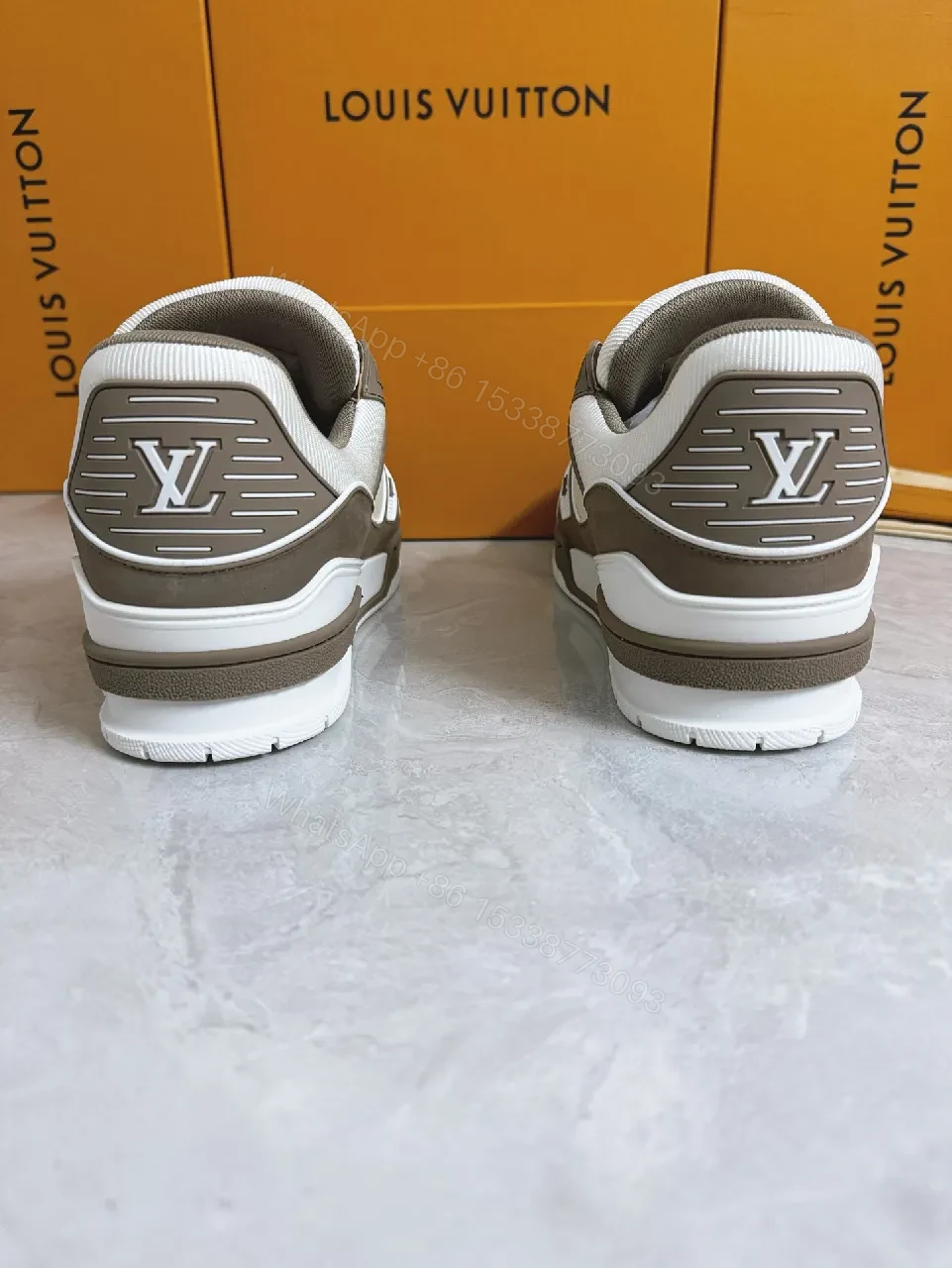 View 8 of Chic Hybrid High-Top Sneaker with Textured Leather
