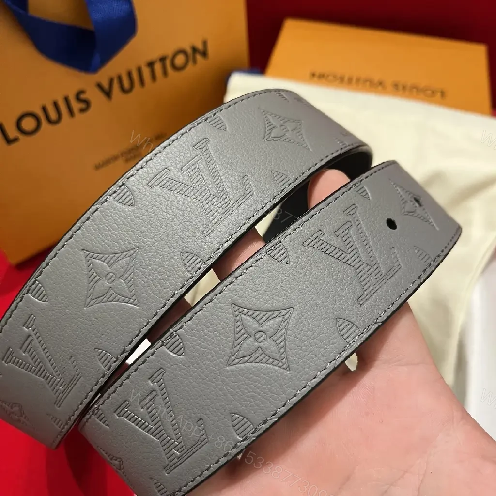 View 5 of Statement Monogram Belt: Leather, Modern Buckle, Premium Visually Bold