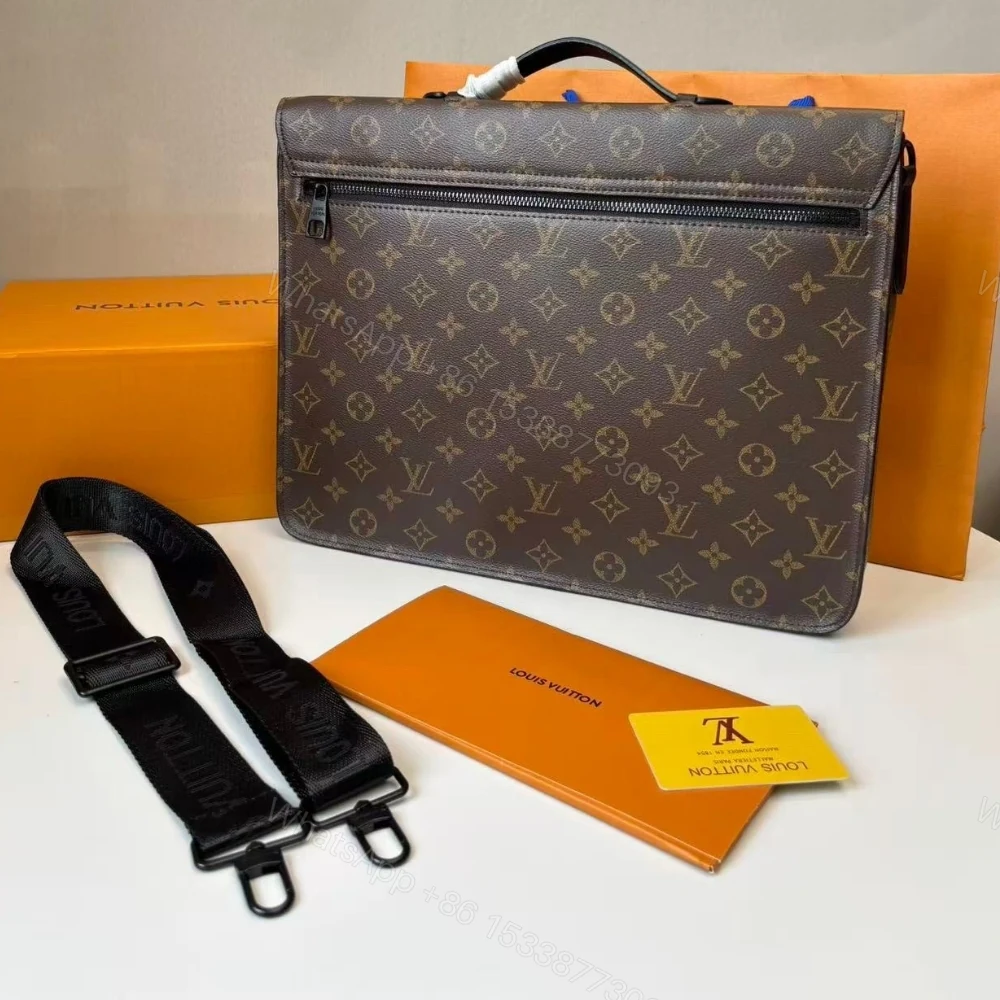 View 4 of Louis Vuitton S-Lock Briefcase in Monogram Canvas 37cm