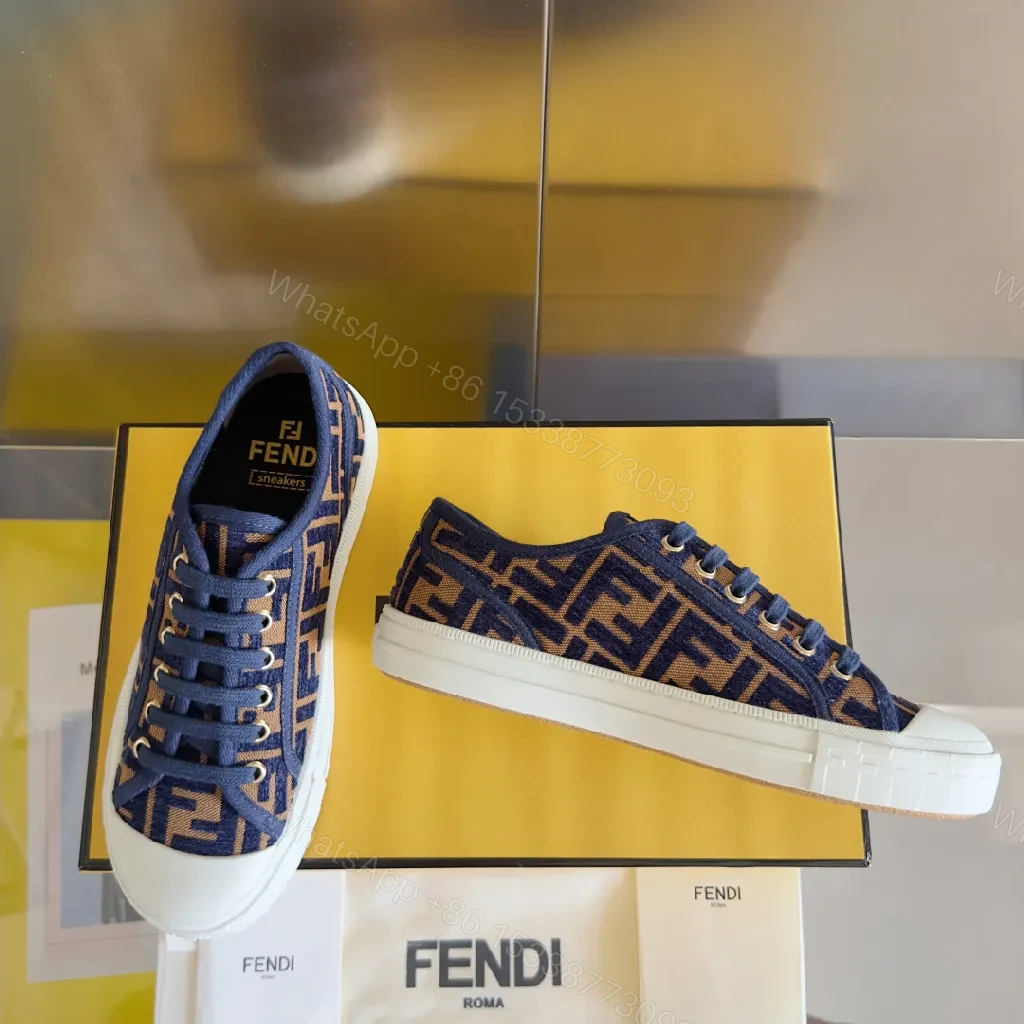 Bold Texture Casual Luxury Sneakers with Monogram Pattern — view 1