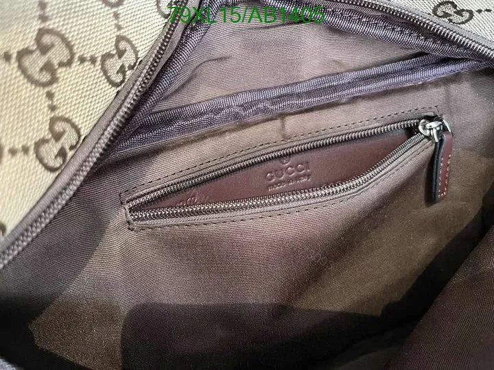 View 9 of Gucci Small GG Belt Bag Beige and Ebony PTF637