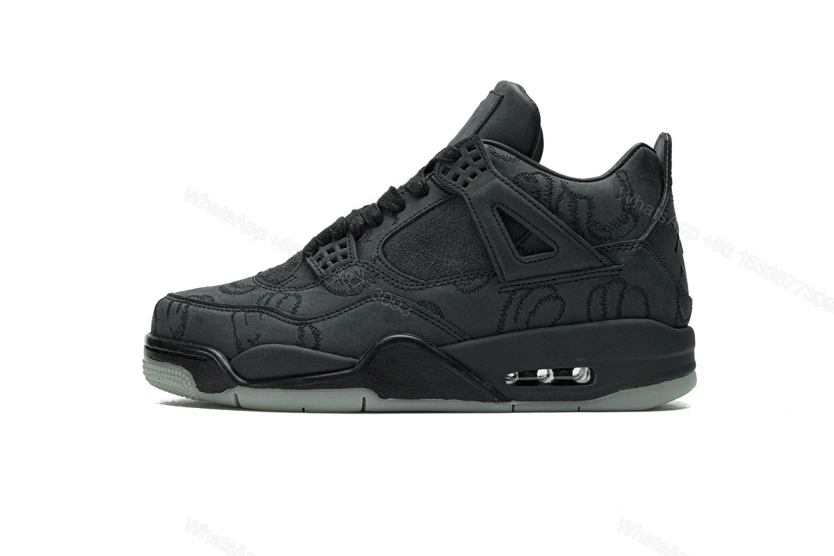 View 12 of Air Jordan 4 Retro KAWS Black 930155-001