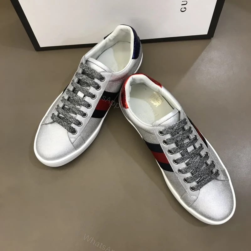 View 3 of GUCCI ACE SLIVER SNEAKER – GC39