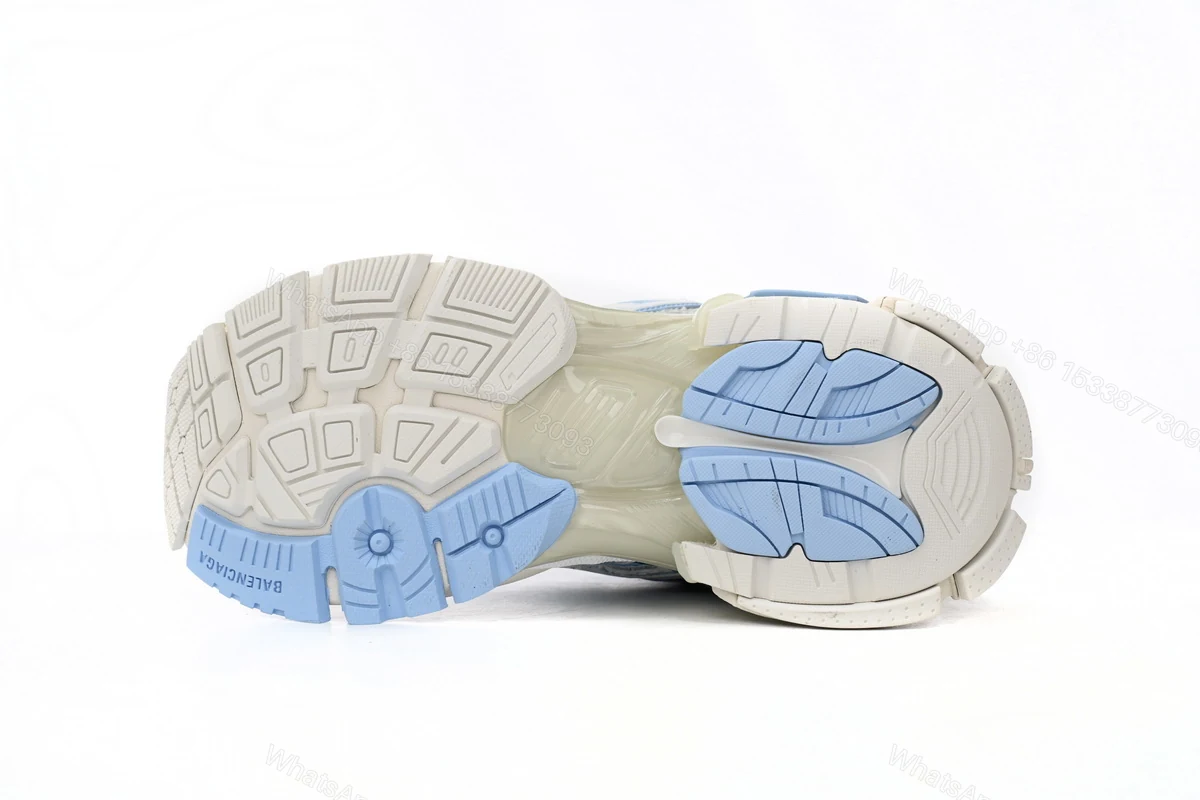 View 7 of Balenciaga Runner White Light Blue 677402 W3RB2 9744