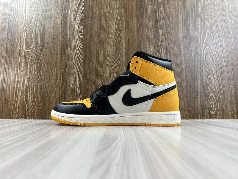 View 8 of Bold Contrast Paneling Air Jordan-Inspired Sneakers
