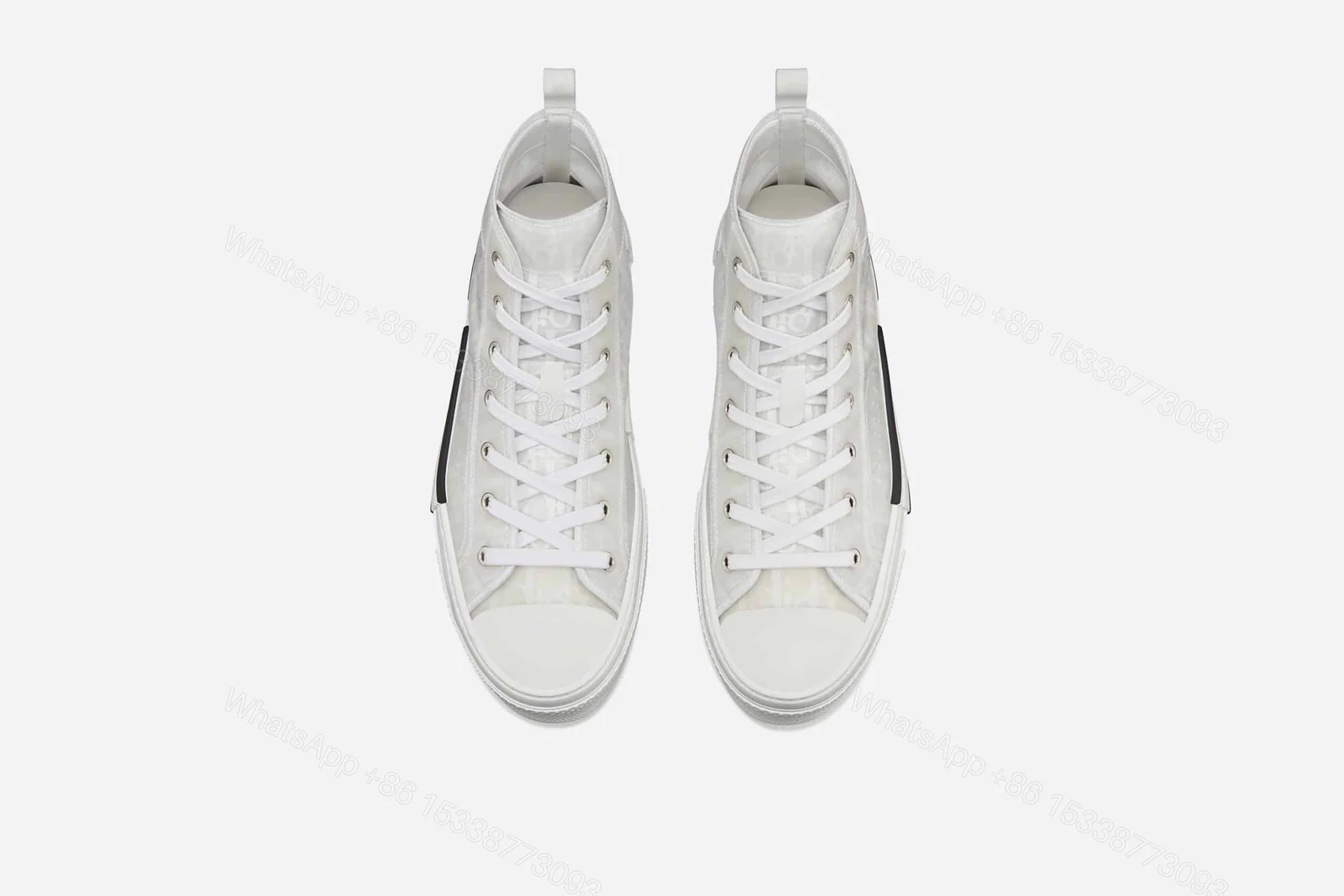 View 4 of DIOR LIMITED EDITION “B23” HIGH-TOP DIOR OBLIQUE SNEAKER- CD15