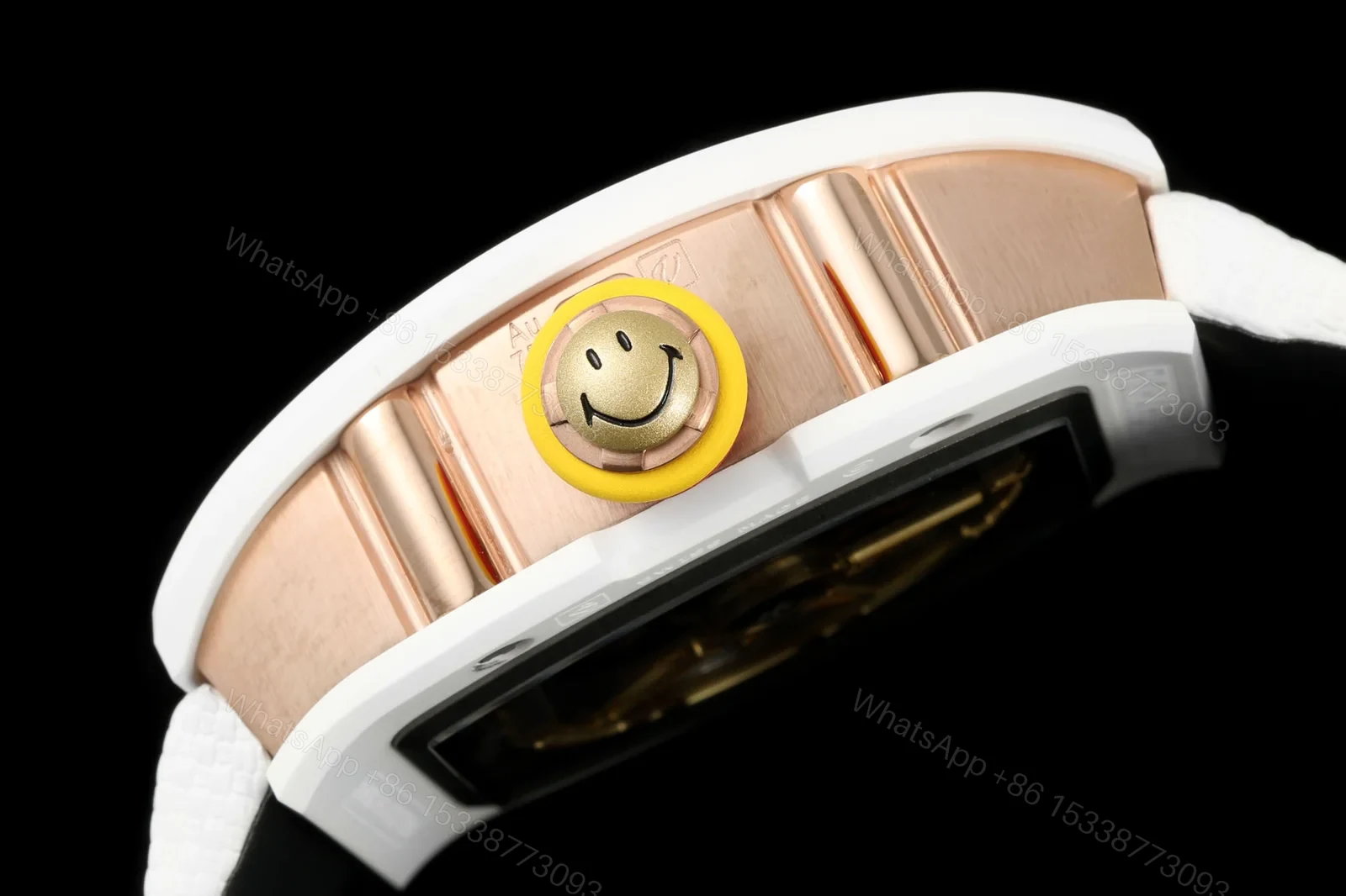 View 7 of Richard Mille RM 88 Tourbillon Automatic Smiley Skeleton Watch Ultimate Edition RG-RM-RM88-SMILEY-TOURBILLON