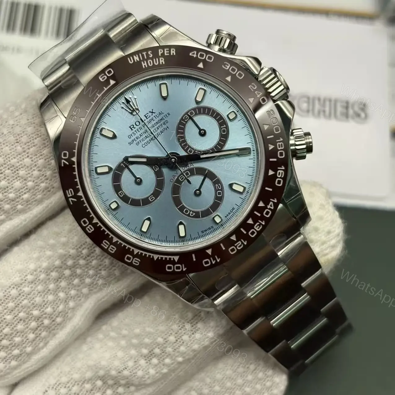 View 4 of Replica Rolex Daytona Blue Super Clone