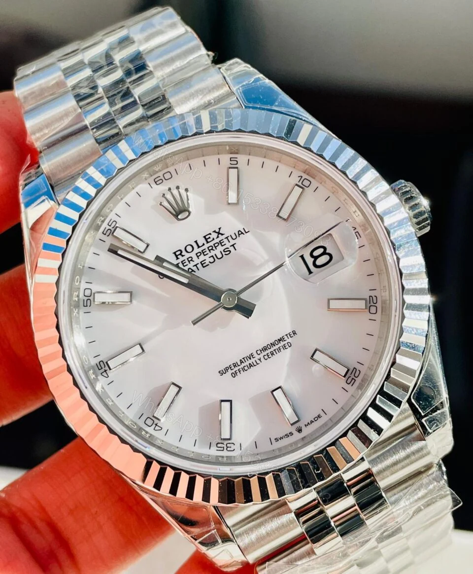 View 8 of SS VS Factory 1:1 Rolex DateJust 41 Best Edition 904L Steel White Dial