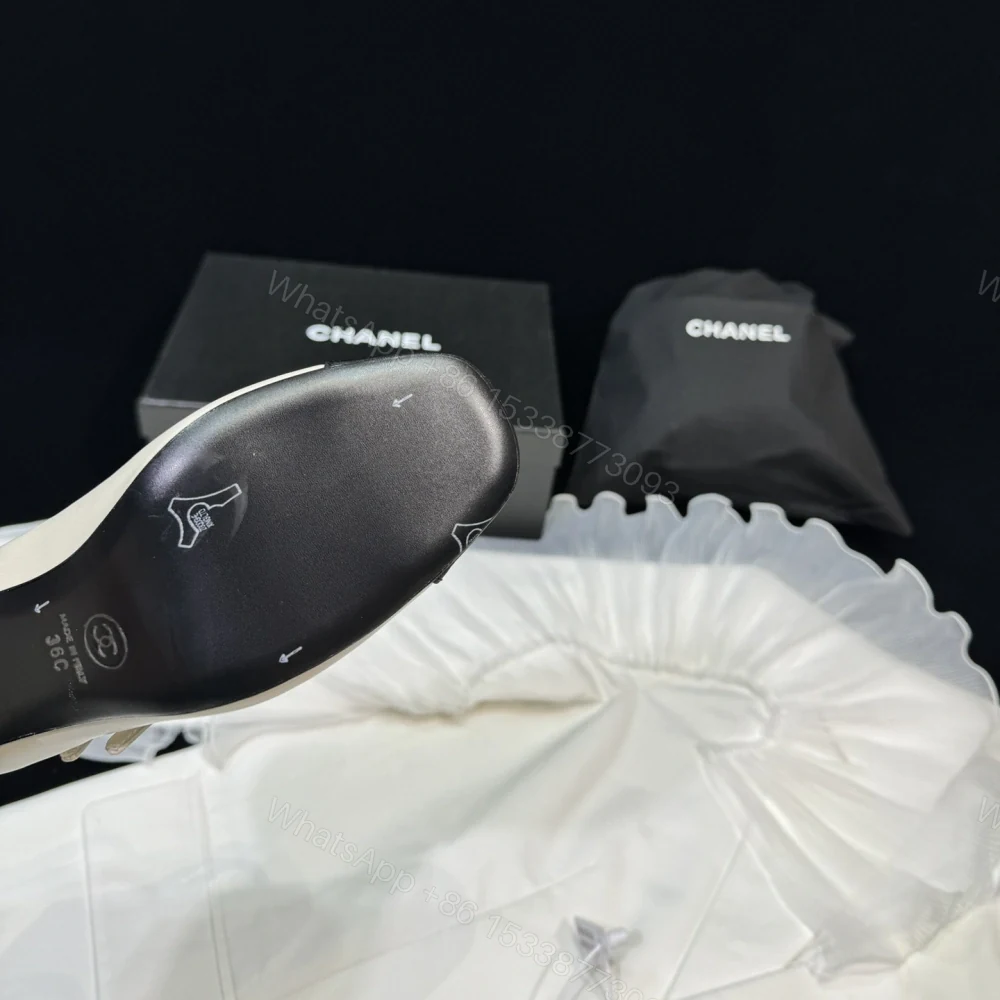 View 9 of 高仿Chanel*24S系列G45696B小羊皮瑪麗珍鞋米色6CM免檢版