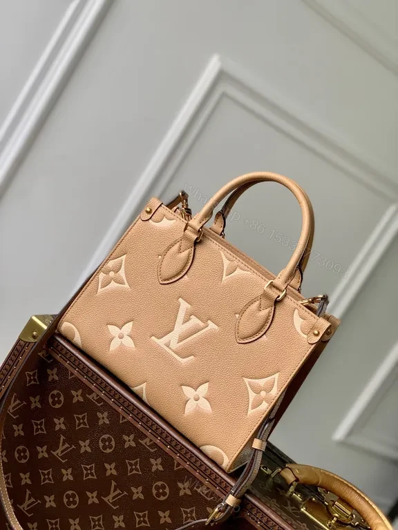 View 4 of Chic Monogram Handbag Duo: Lux Texture, LV Craftsmanship