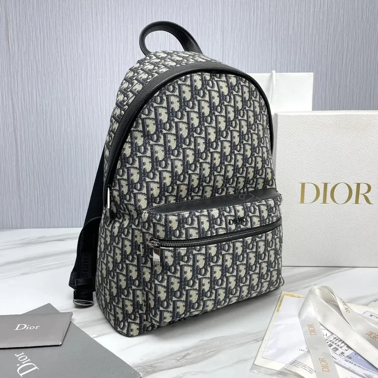 View 2 of Monogram-Dior Mini Backpack: Subtle Luxury, Everyday Versatility