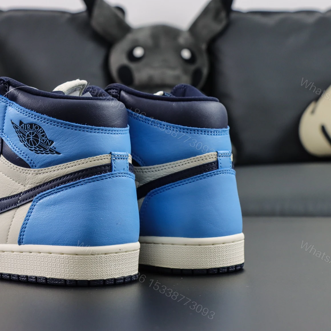View 6 of Air Jordan 1 Retro High OG “Obsidian” Reps
