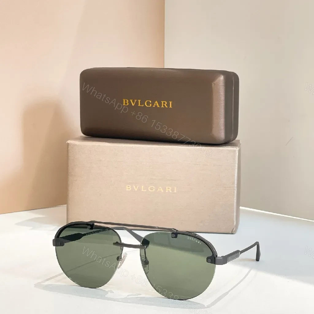 View 2 of Gunmetal Aviator Sunglasses: Polarized, Lightweight Stainless Steel Shades