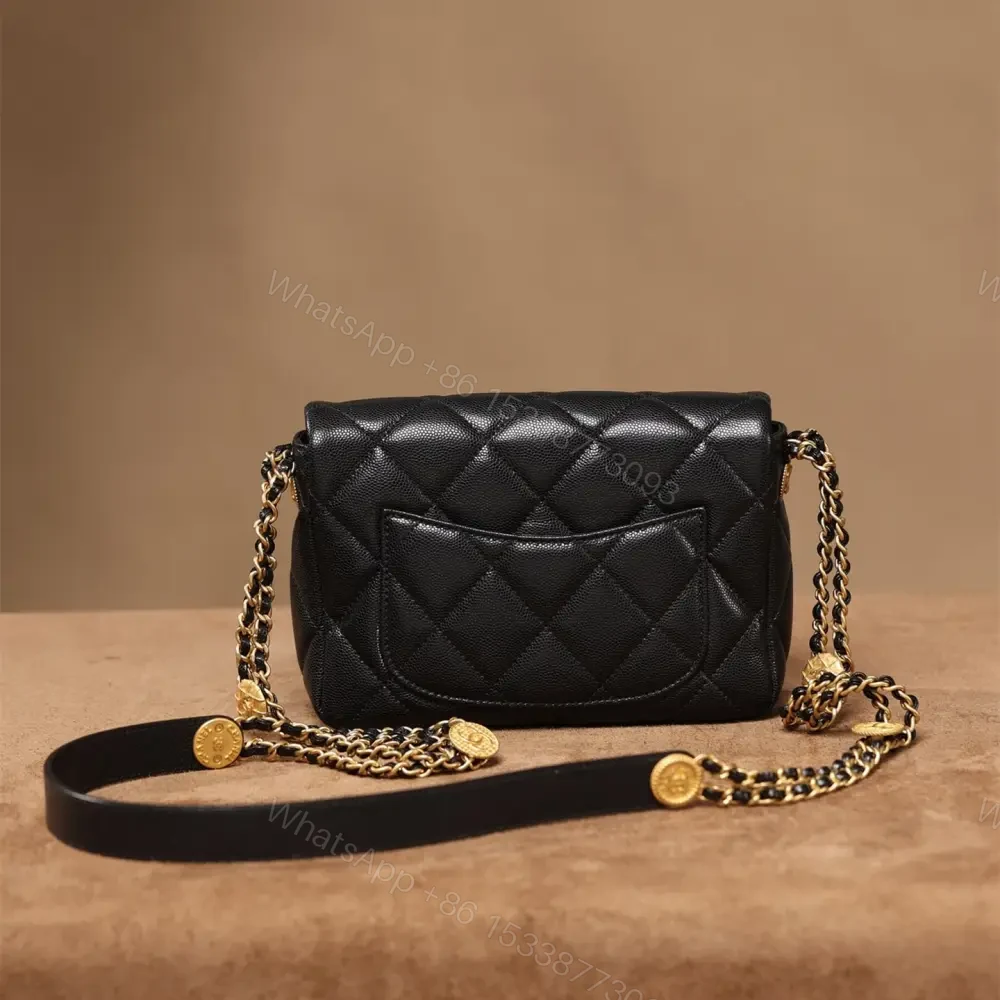 View 5 of 高仿Chanel*22A系列金幣包小牛皮S免檢版