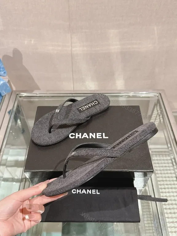 View 7 of Charcoal Textured Luxe Slides - Minimalist Chic Comfort