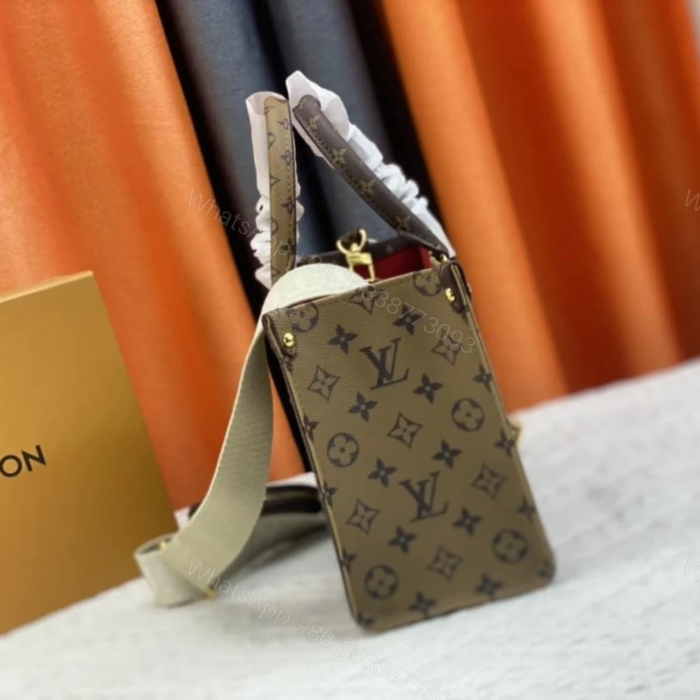 View 5 of Louis Vuitton Onthego PM Brown 25Cm M46373