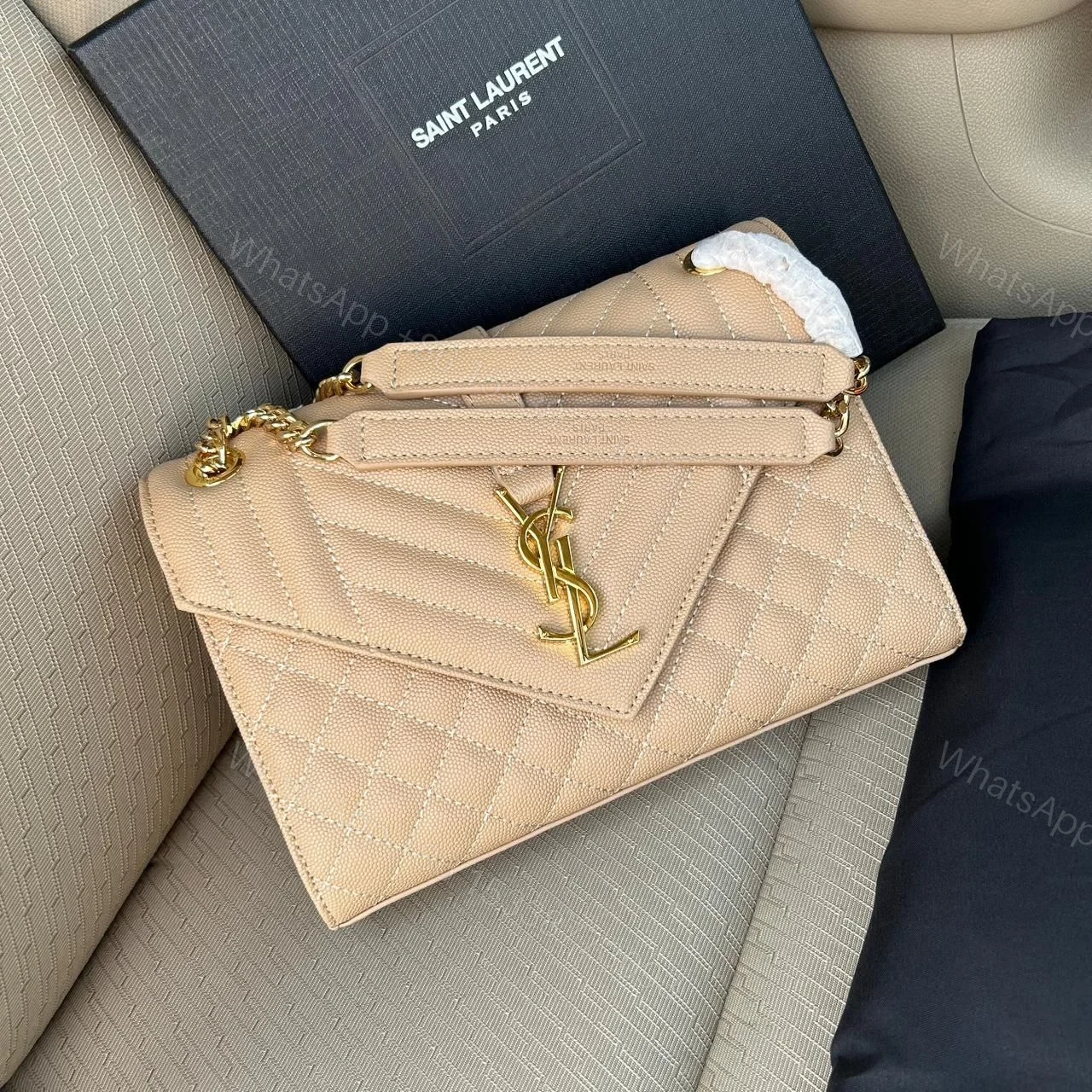 Design Large Monogram Triquilt Envelope Bag – Dubai Fashion LUX — view 1