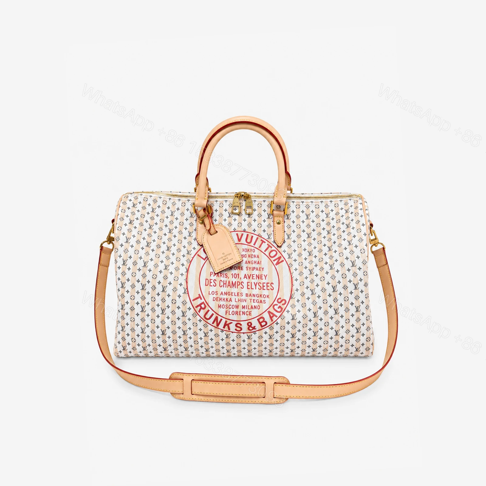 Louis Vuitton LV Keepall Bandoulière 45 Rose — view 1